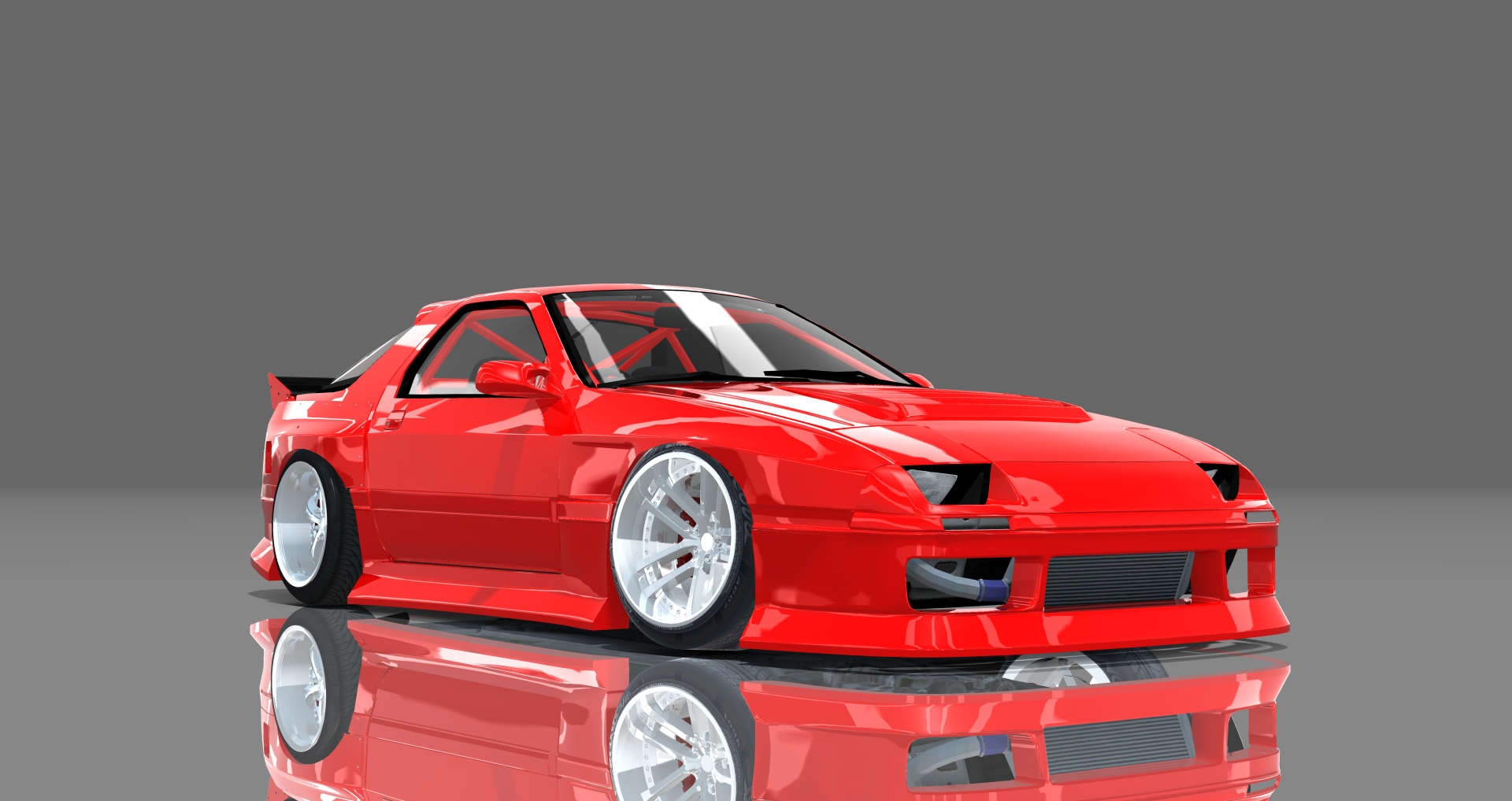 DTP Mazda RX7 FC LS7 Turbo, skin red