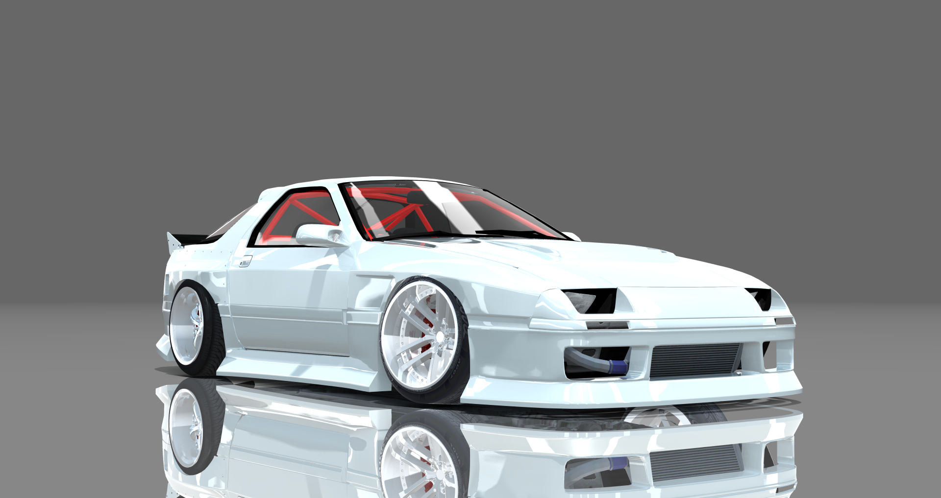 DTP Mazda RX7 FC LS7 Turbo, skin silver