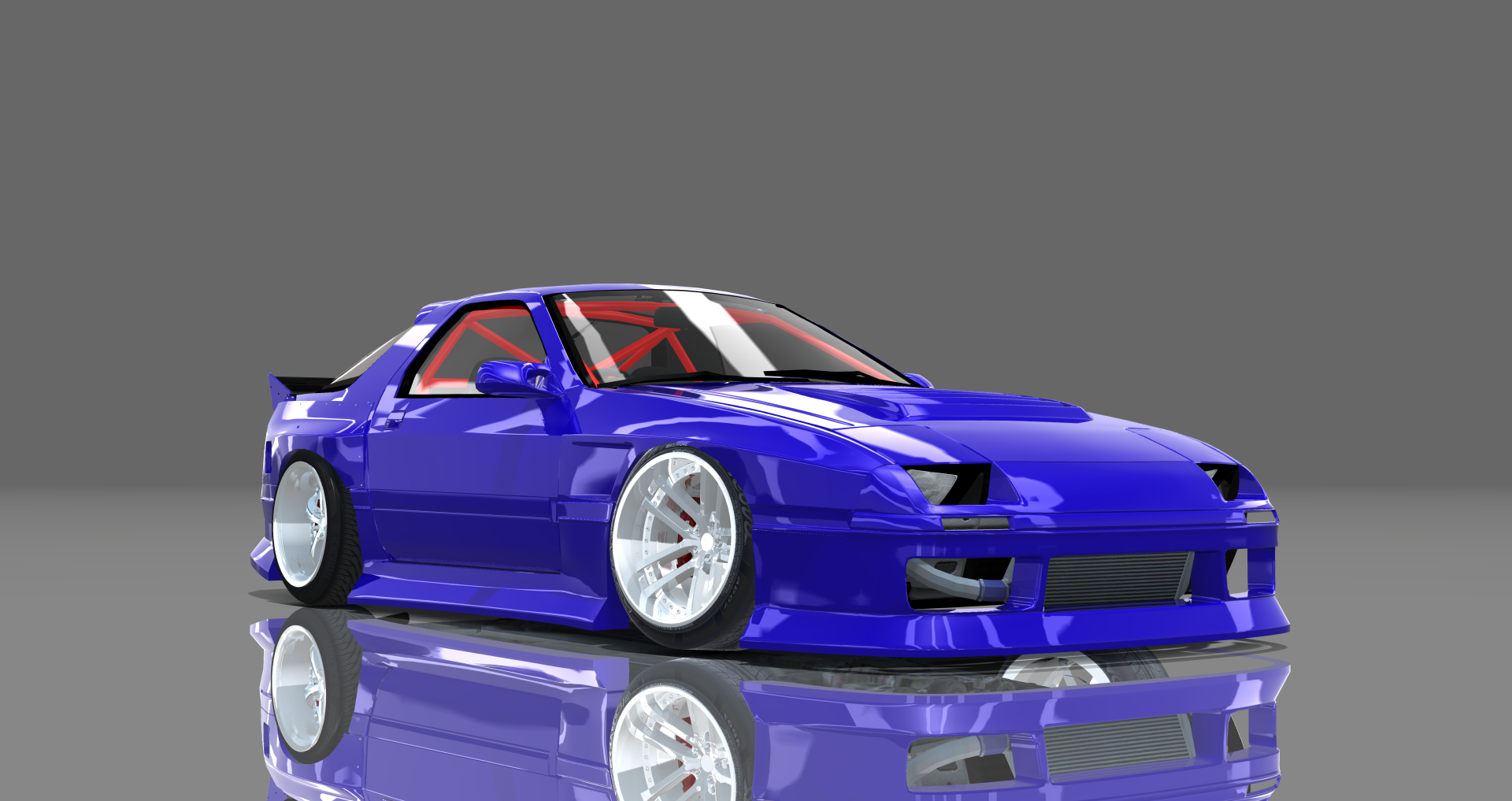 DTP Mazda RX7 FC LS7 Turbo, skin supersonic_blue