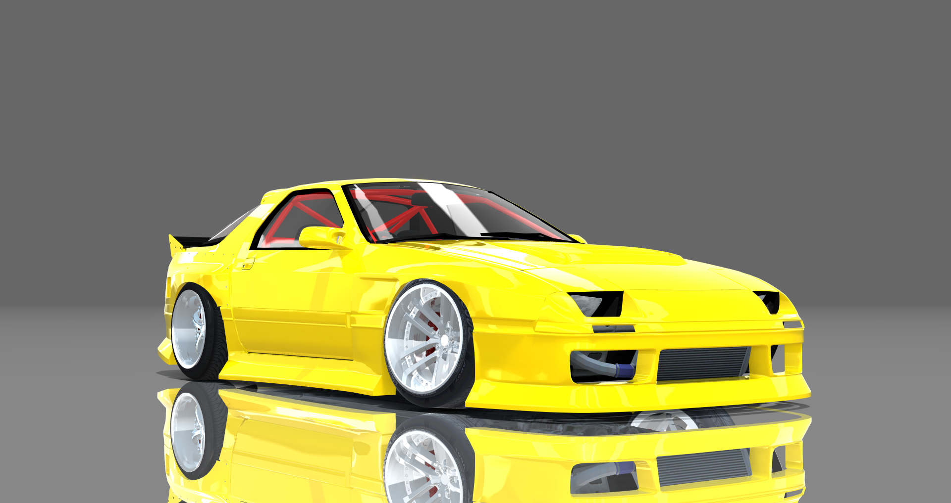 DTP Mazda RX7 FC LS7 Turbo, skin yellow