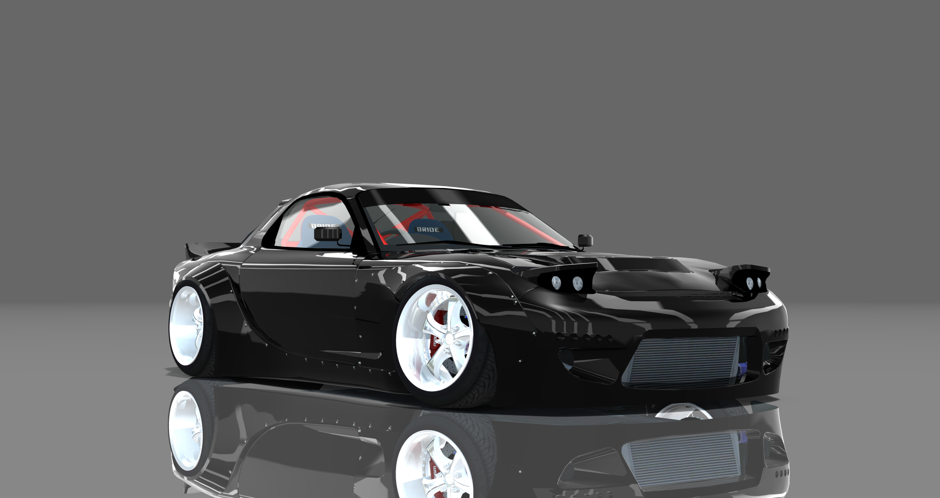 DTP Mazda RX7 FD3SRB, skin black
