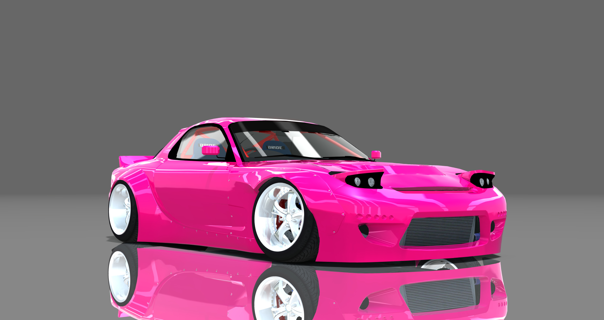DTP Mazda RX7 FD3SRB, skin pink