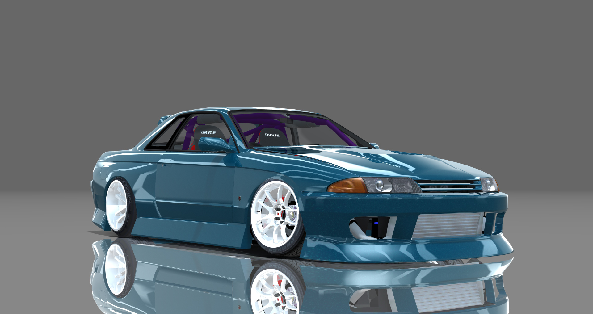 DTP Nissan Skyline HCR32, skin candy_blue_ocean