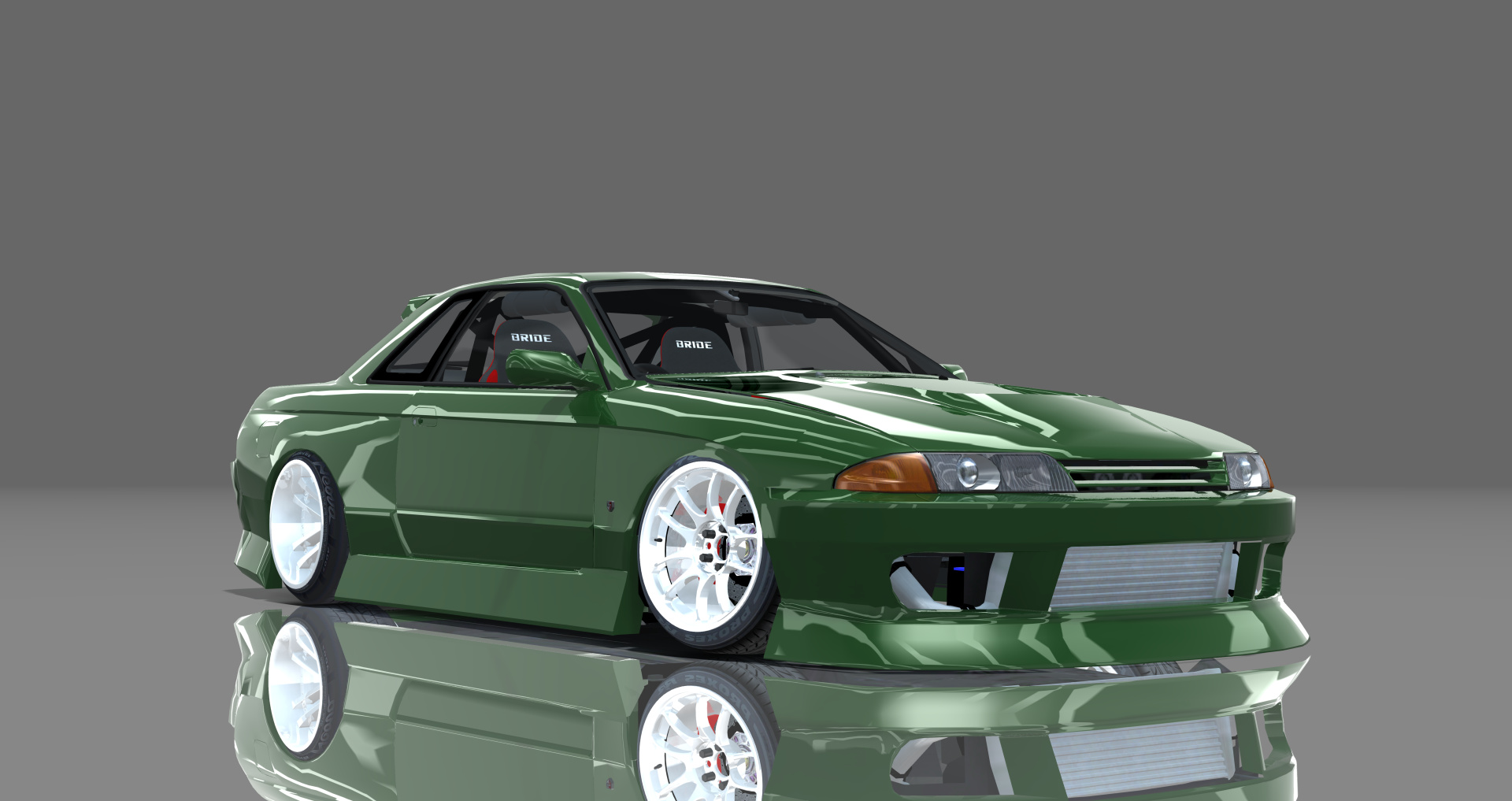 DTP Nissan Skyline HCR32, skin green