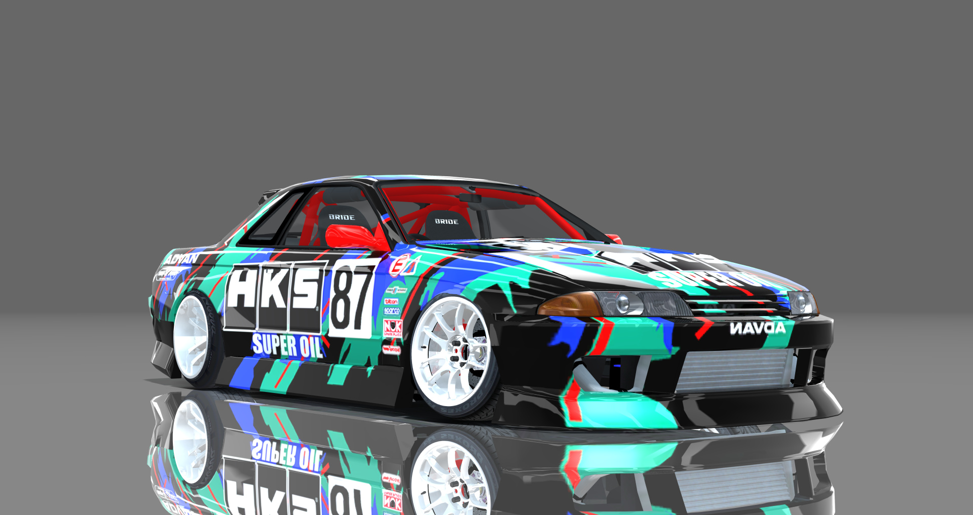 DTP Nissan Skyline HCR32, skin hks