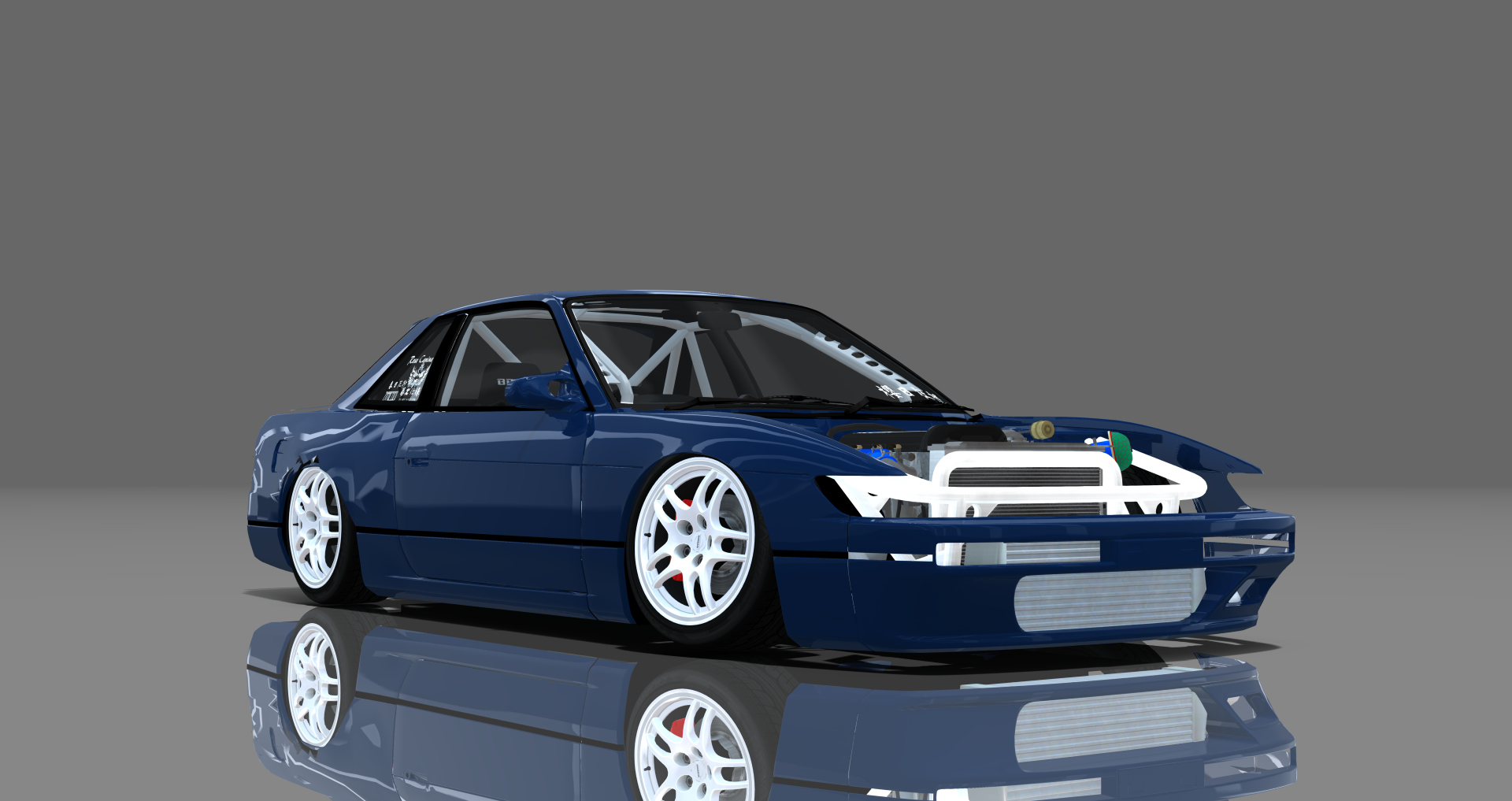 DTP Nissan Silvia S13 Missile, skin darkblue