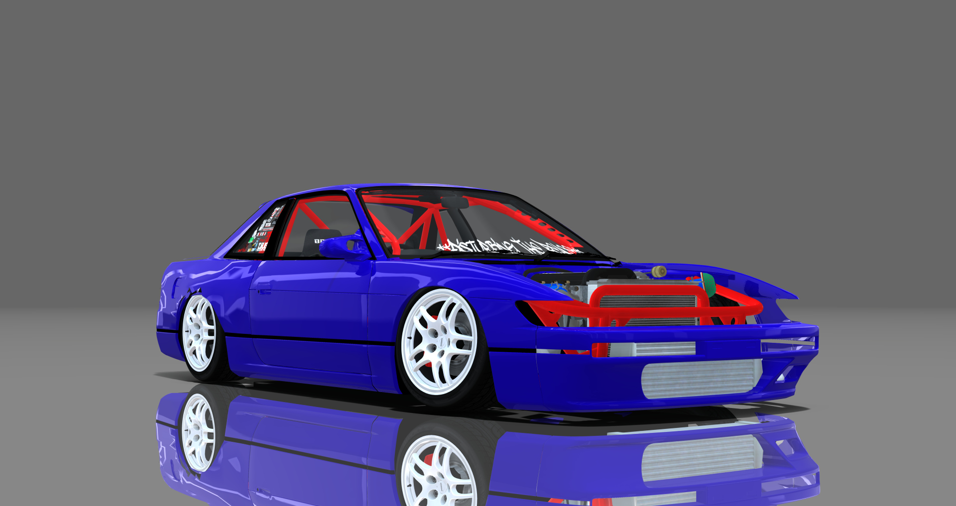 DTP Nissan Silvia S13 Missile, skin supersonic_blue