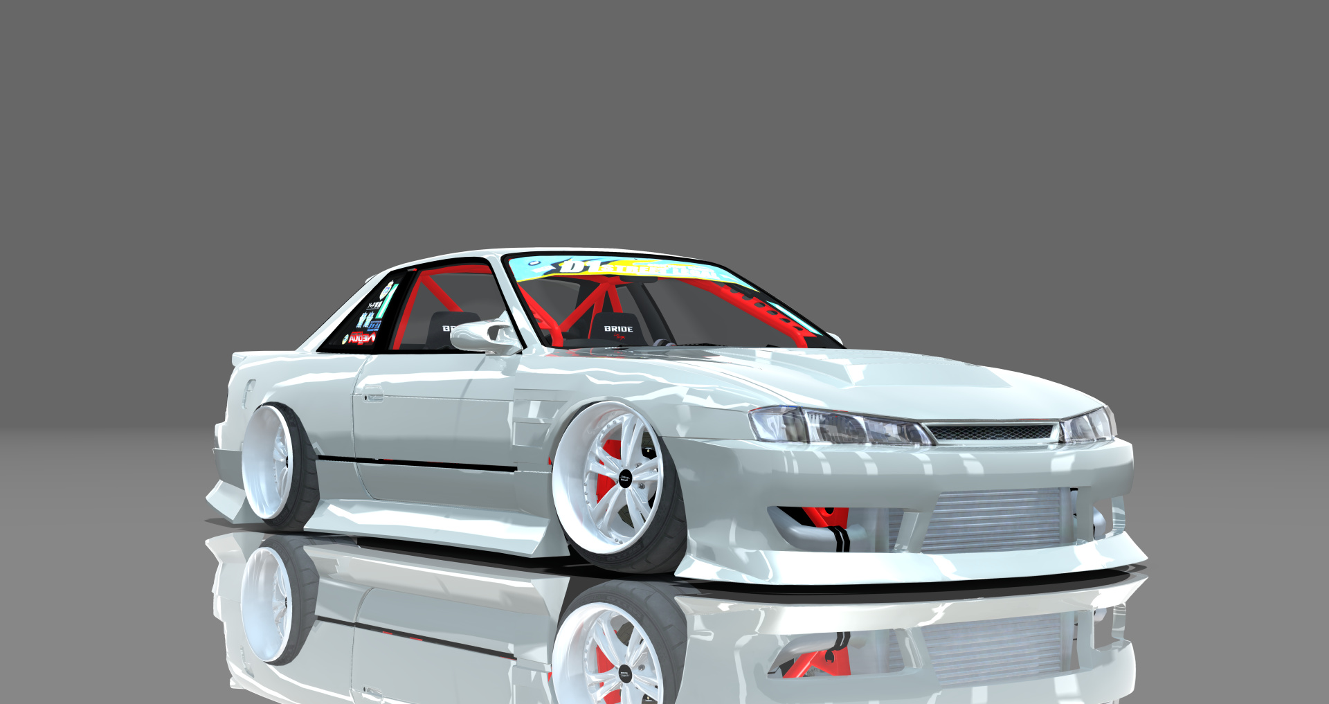 DTP Nissan Silvia S13.4, skin silver