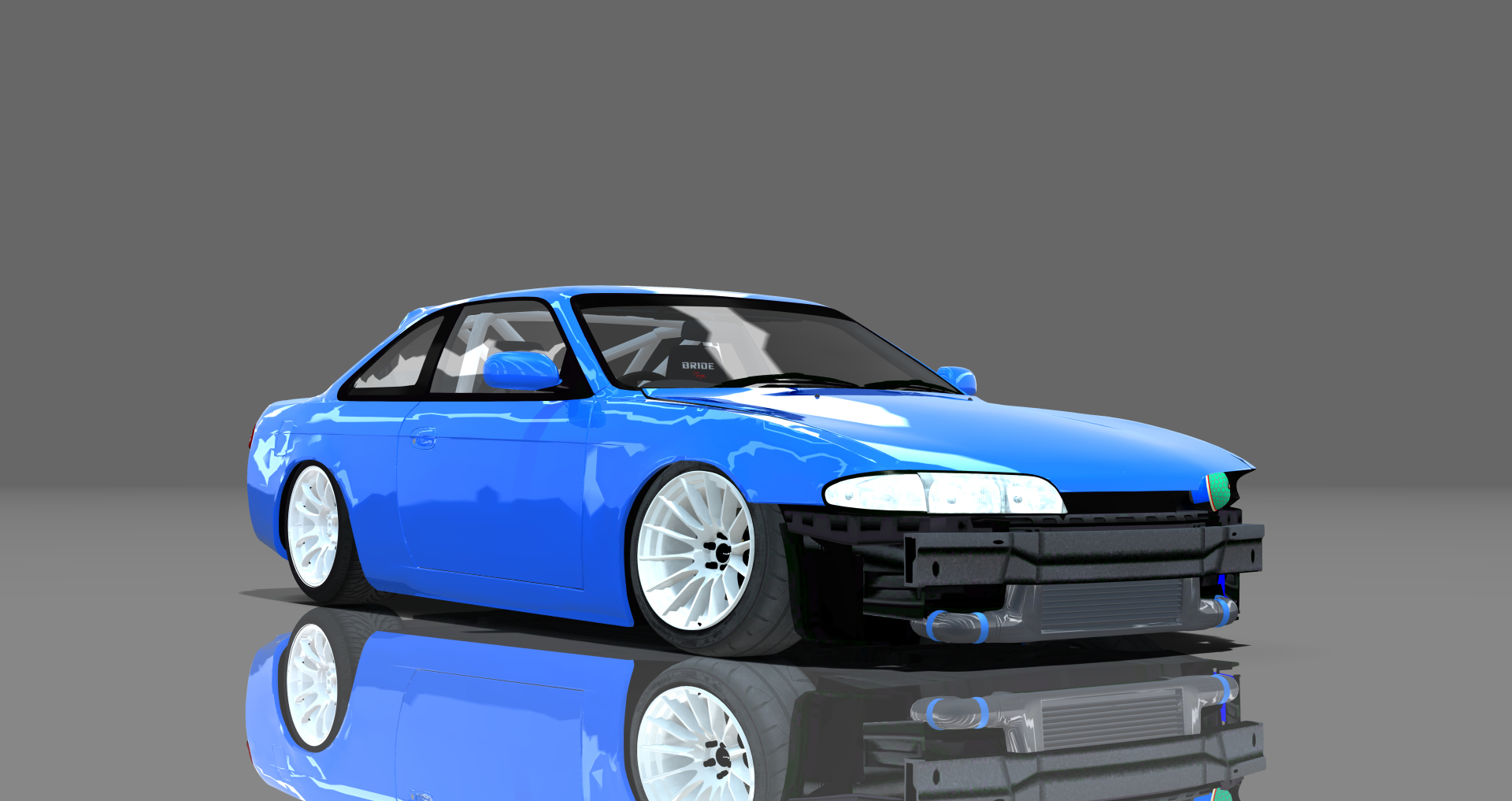 DTP Nissan Silvia S14 Zenki Missile, skin Blue