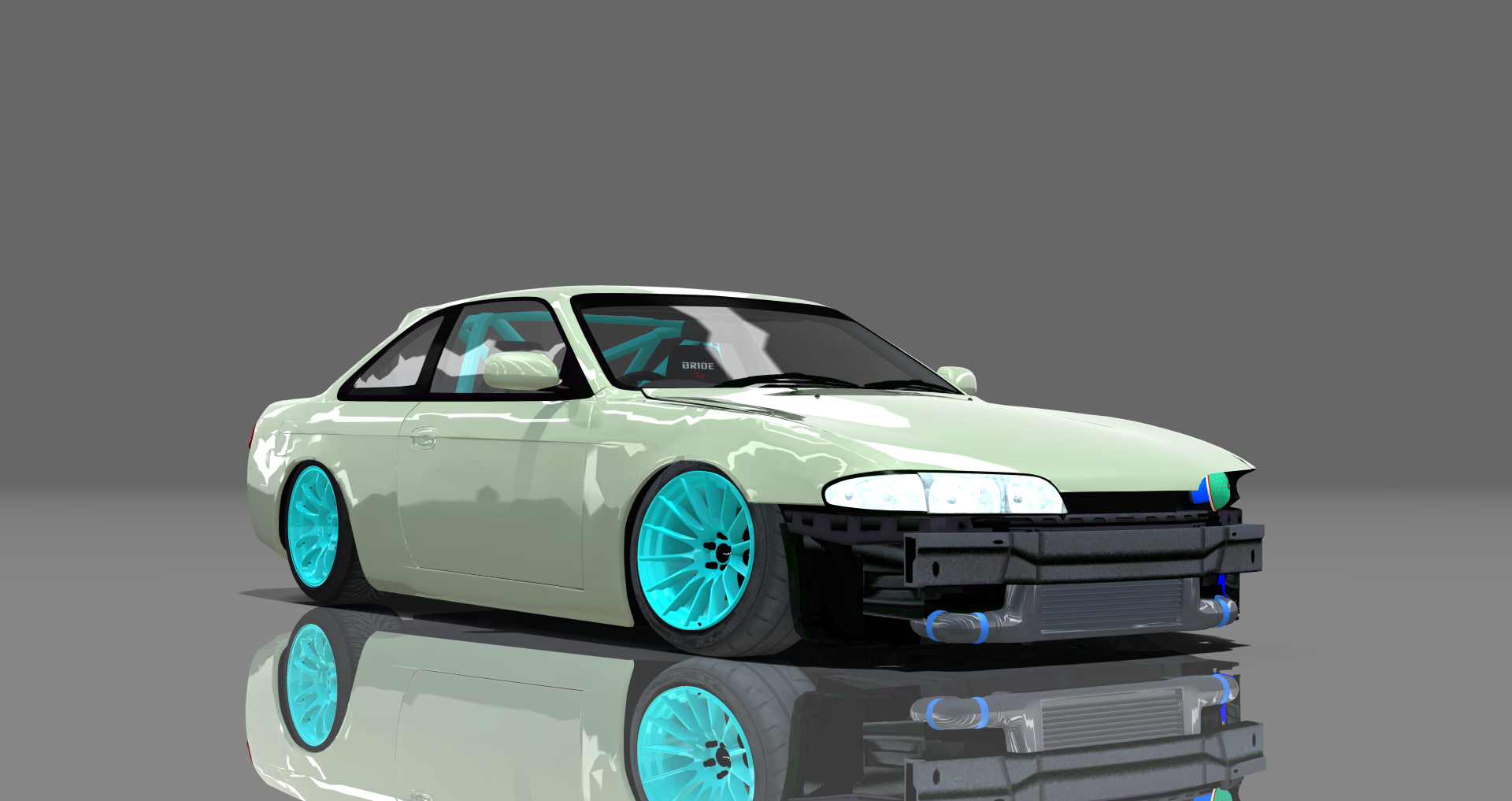 DTP Nissan Silvia S14 Zenki Missile, skin Jade