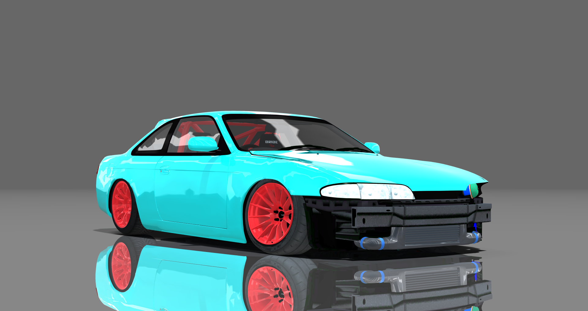 DTP Nissan Silvia S14 Zenki Missile, skin Minty