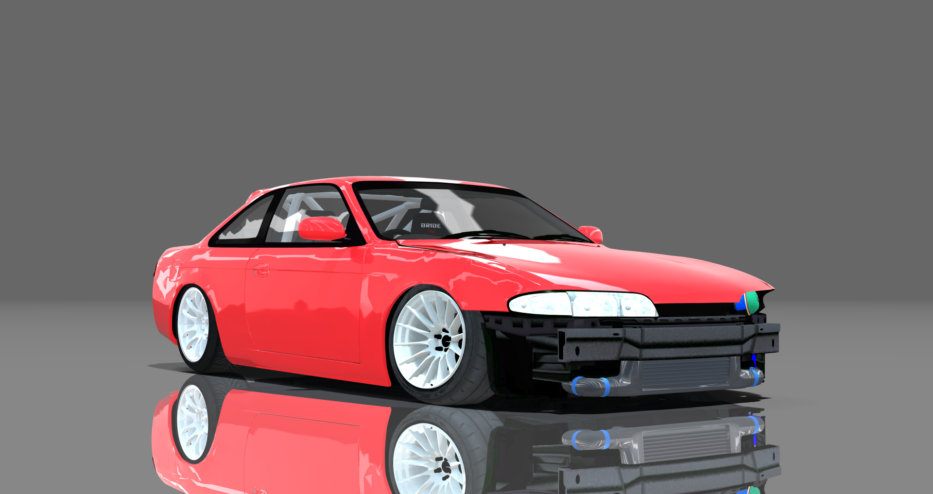 DTP Nissan Silvia S14 Zenki Missile, skin Red