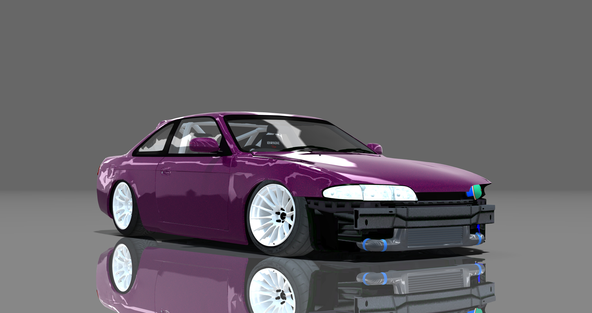 DTP Nissan Silvia S14 Zenki Missile, skin candy_purple