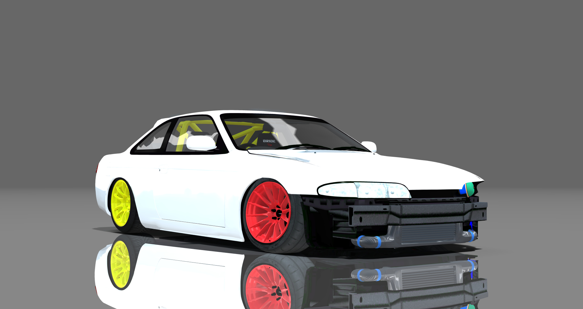 DTP Nissan Silvia S14 Zenki Missile, skin white