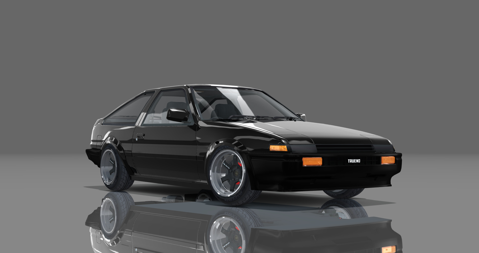 DTP Toyota AE86 Trueno Street, skin Black