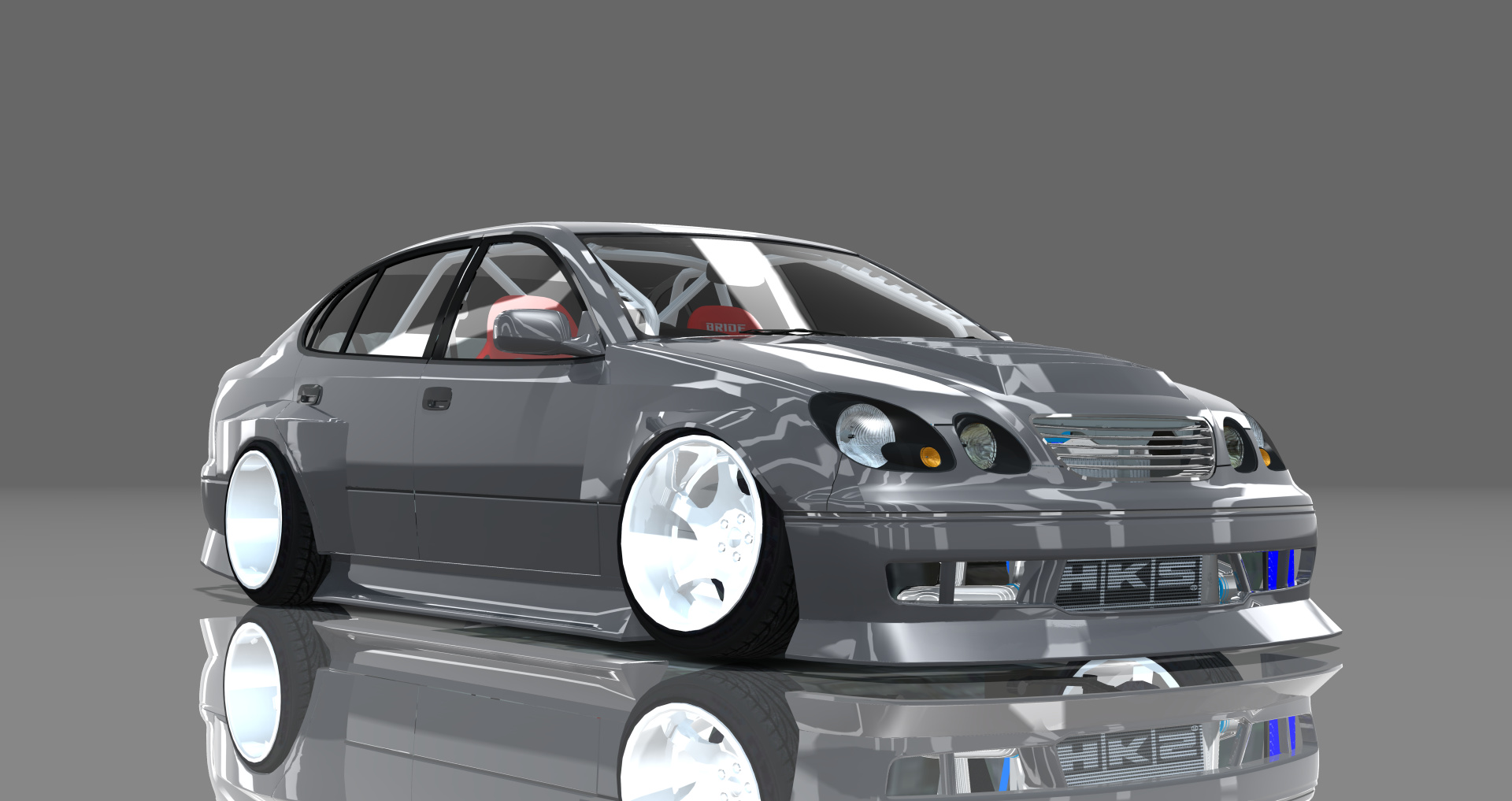 DTP Toyota Aristo, skin darkgraymetallic