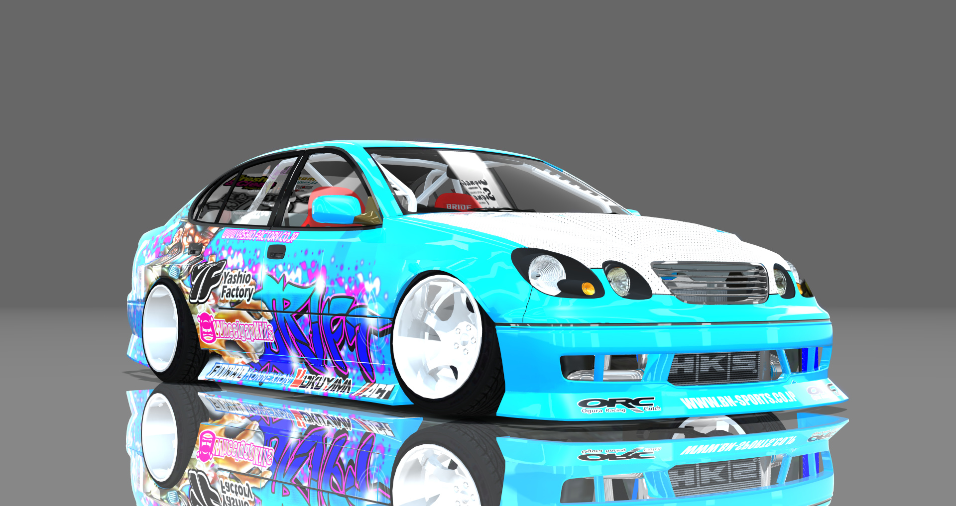 DTP Toyota Aristo, skin graffiti