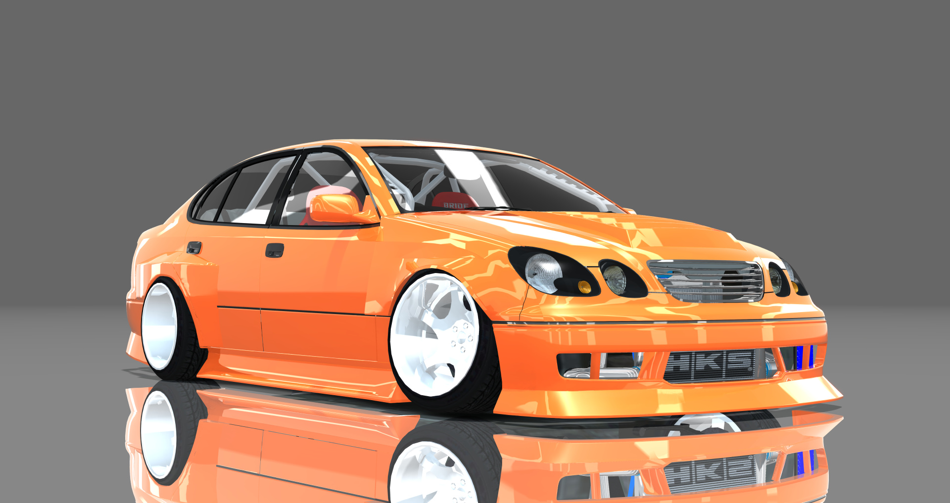 DTP Toyota Aristo, skin mclarenorange