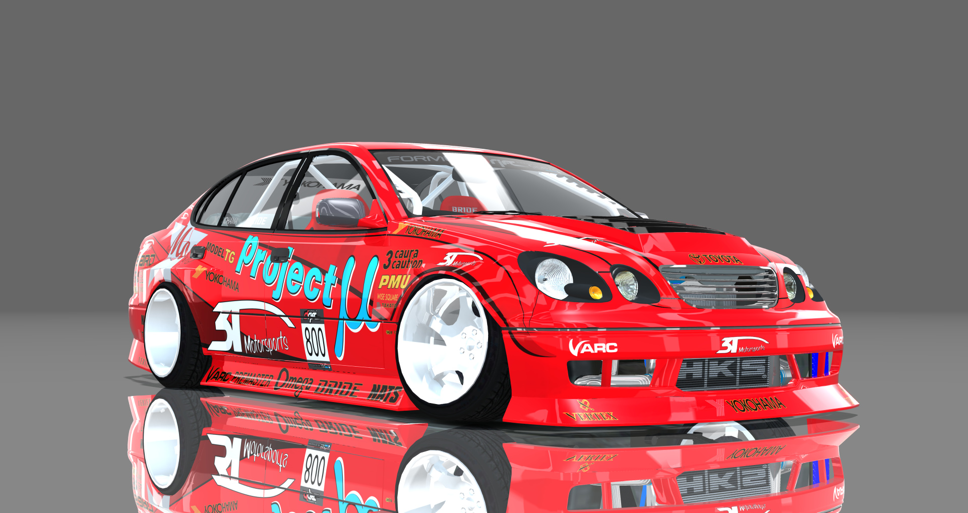 DTP Toyota Aristo, skin project_u