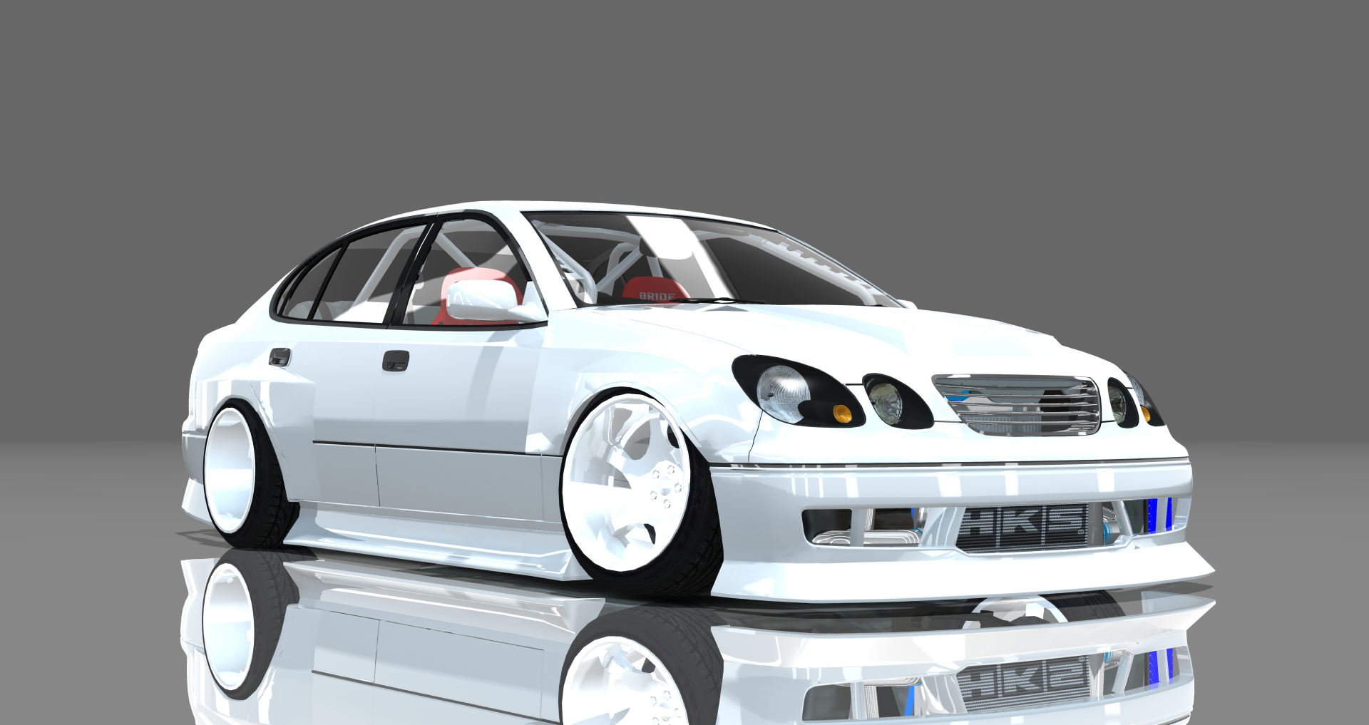 DTP Toyota Aristo, skin silvermetallic