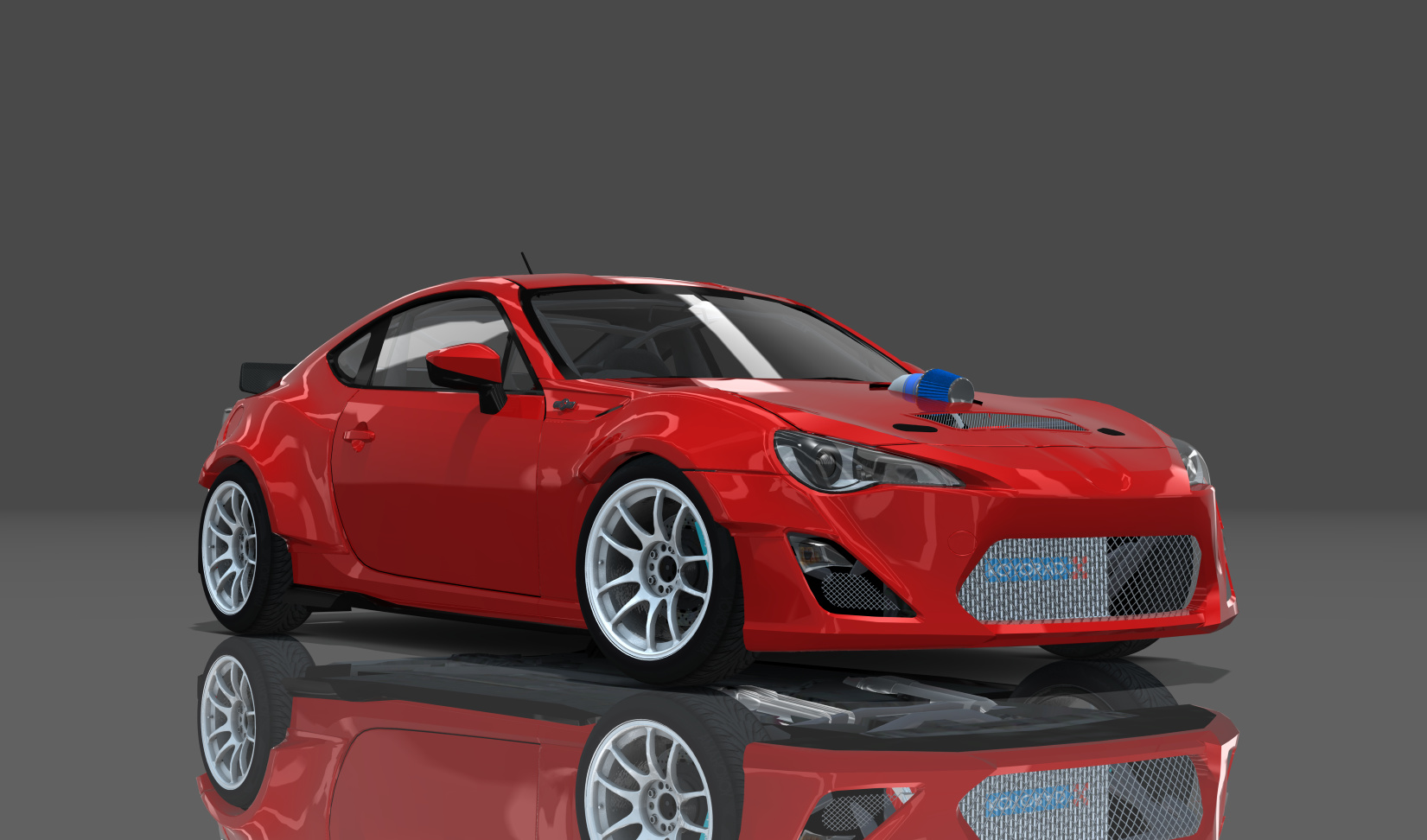 DTP Toyota GT86 V8, skin red