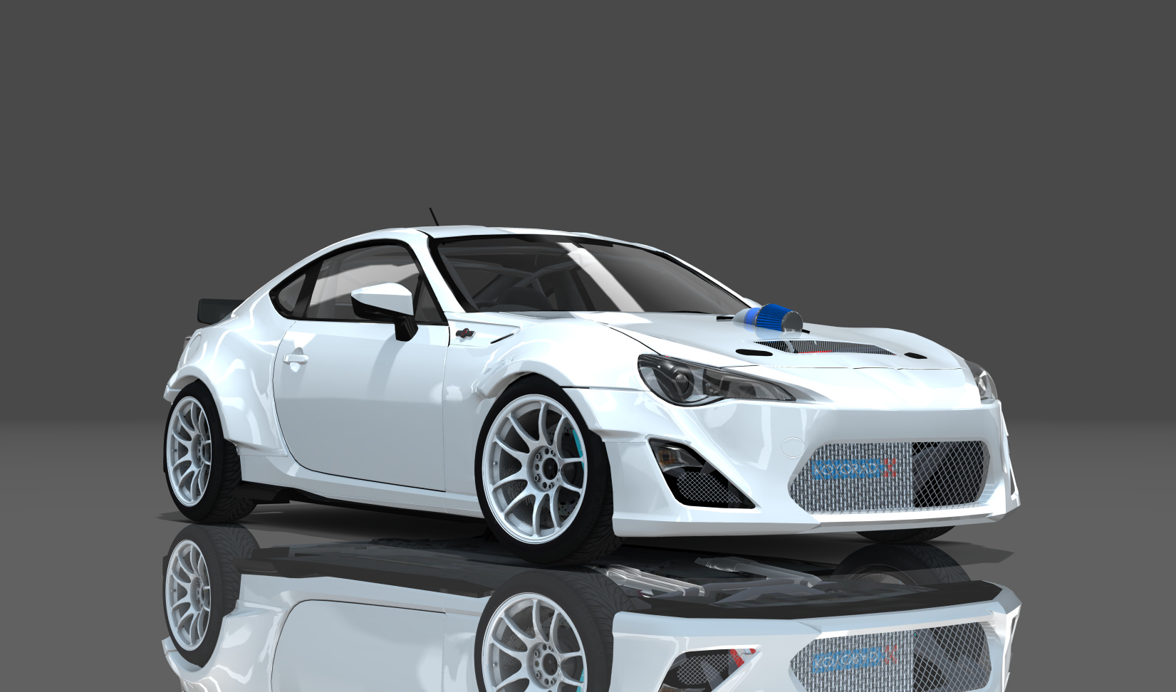 DTP Toyota GT86 V8, skin satinwhitepearl