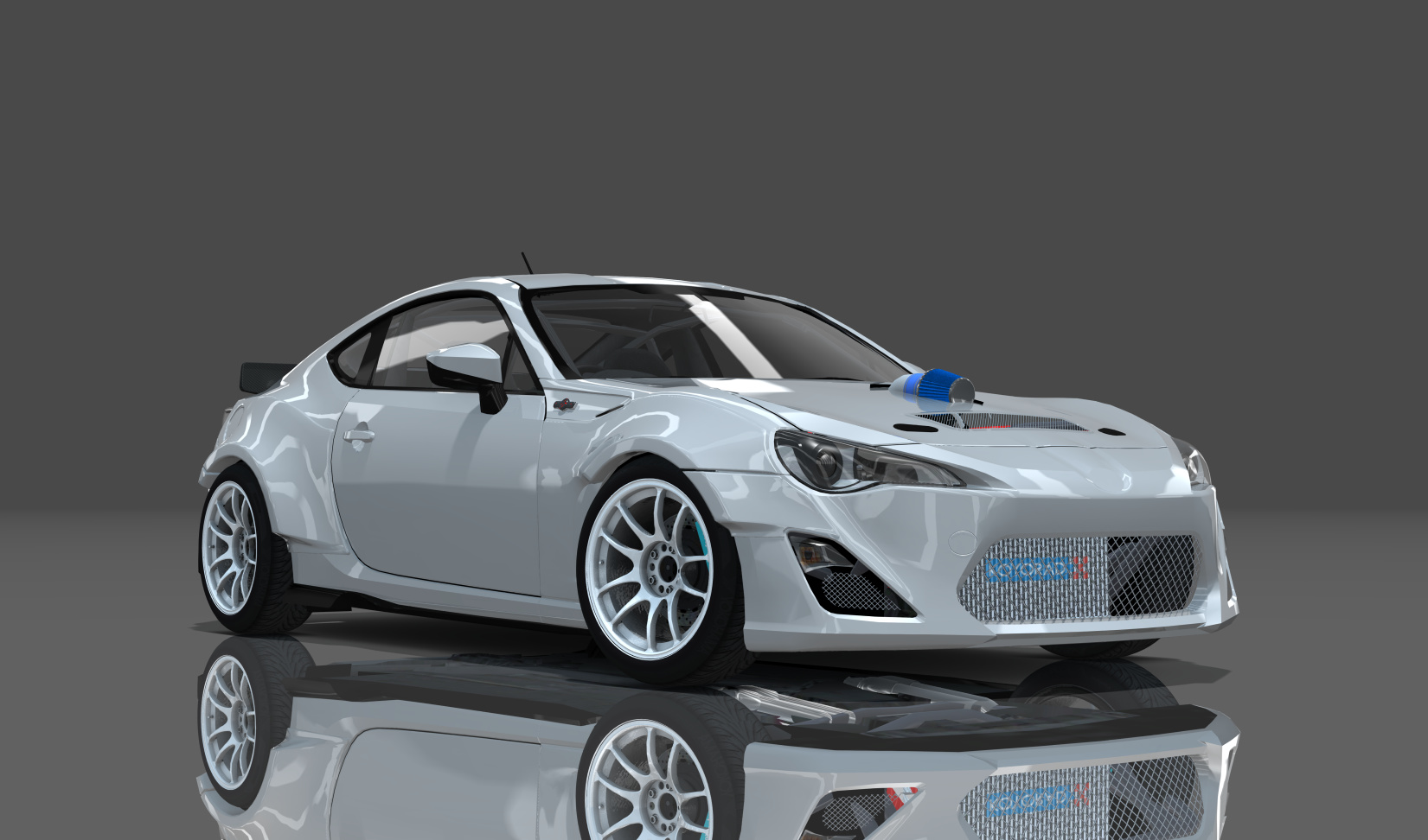 DTP Toyota GT86 V8, skin silvermetallic