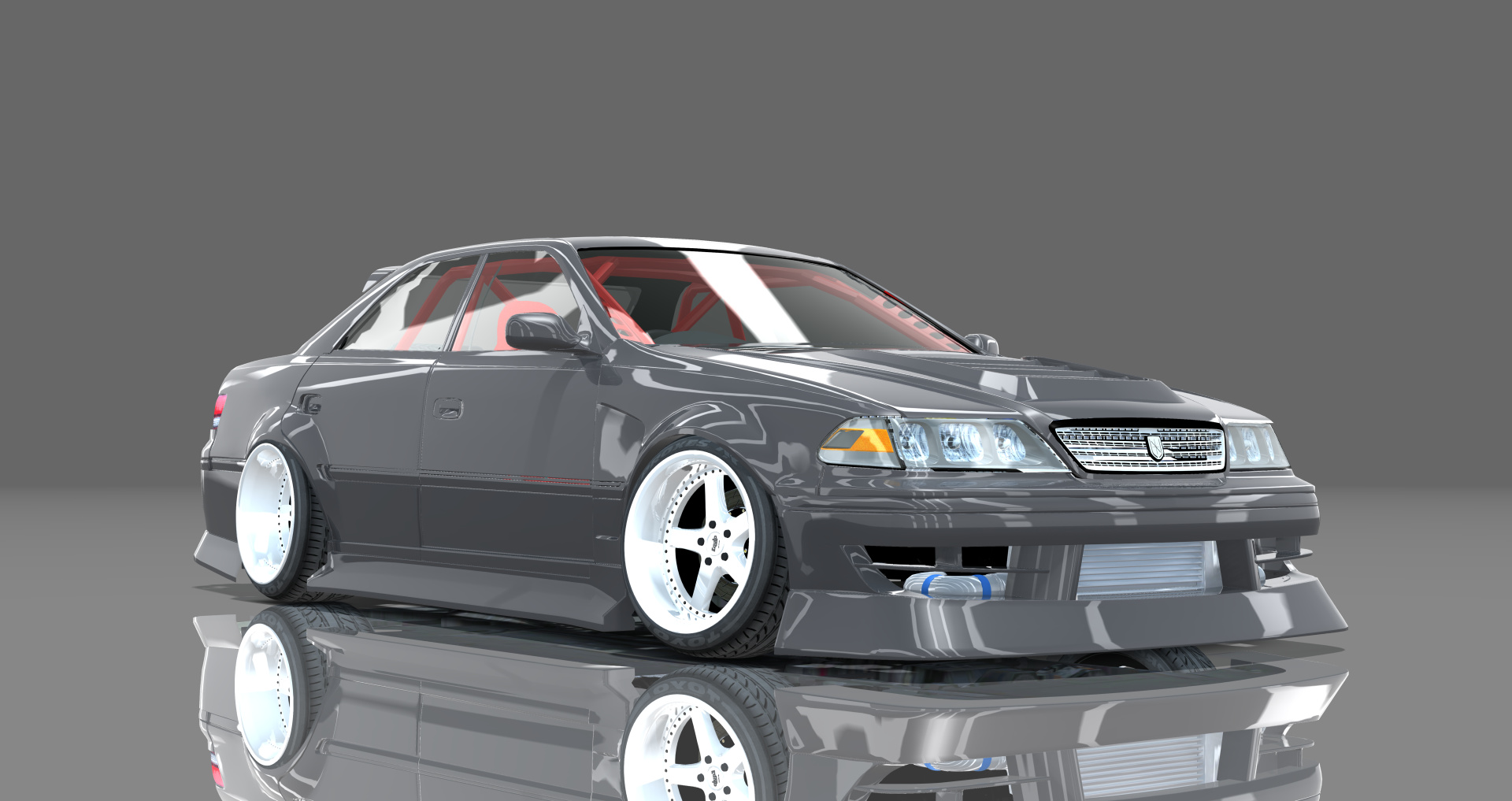 DTP Toyota JZX100 Mark2, skin darkgraymetallic