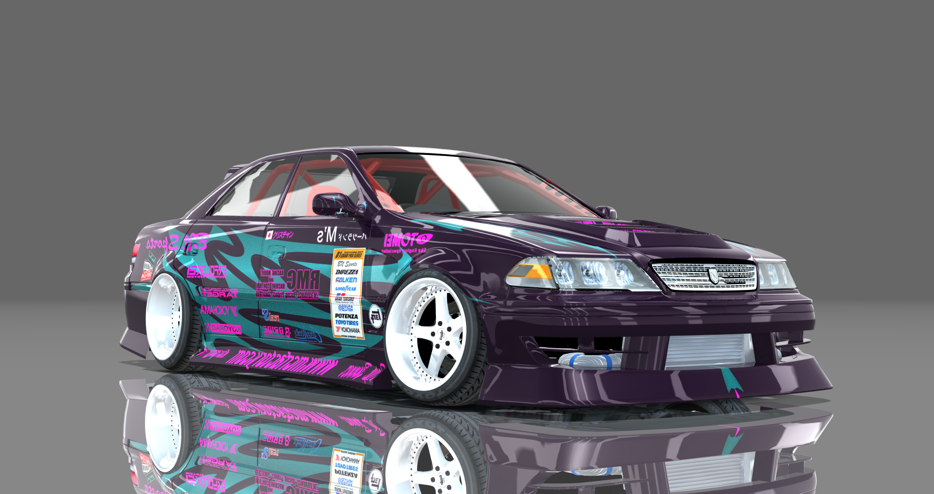 DTP Toyota JZX100 Mark2, skin rmcworkspink