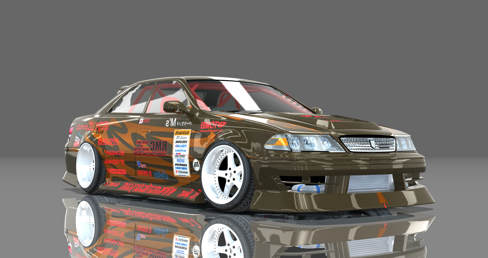 DTP Toyota JZX100 Mark2, skin rmcworksred