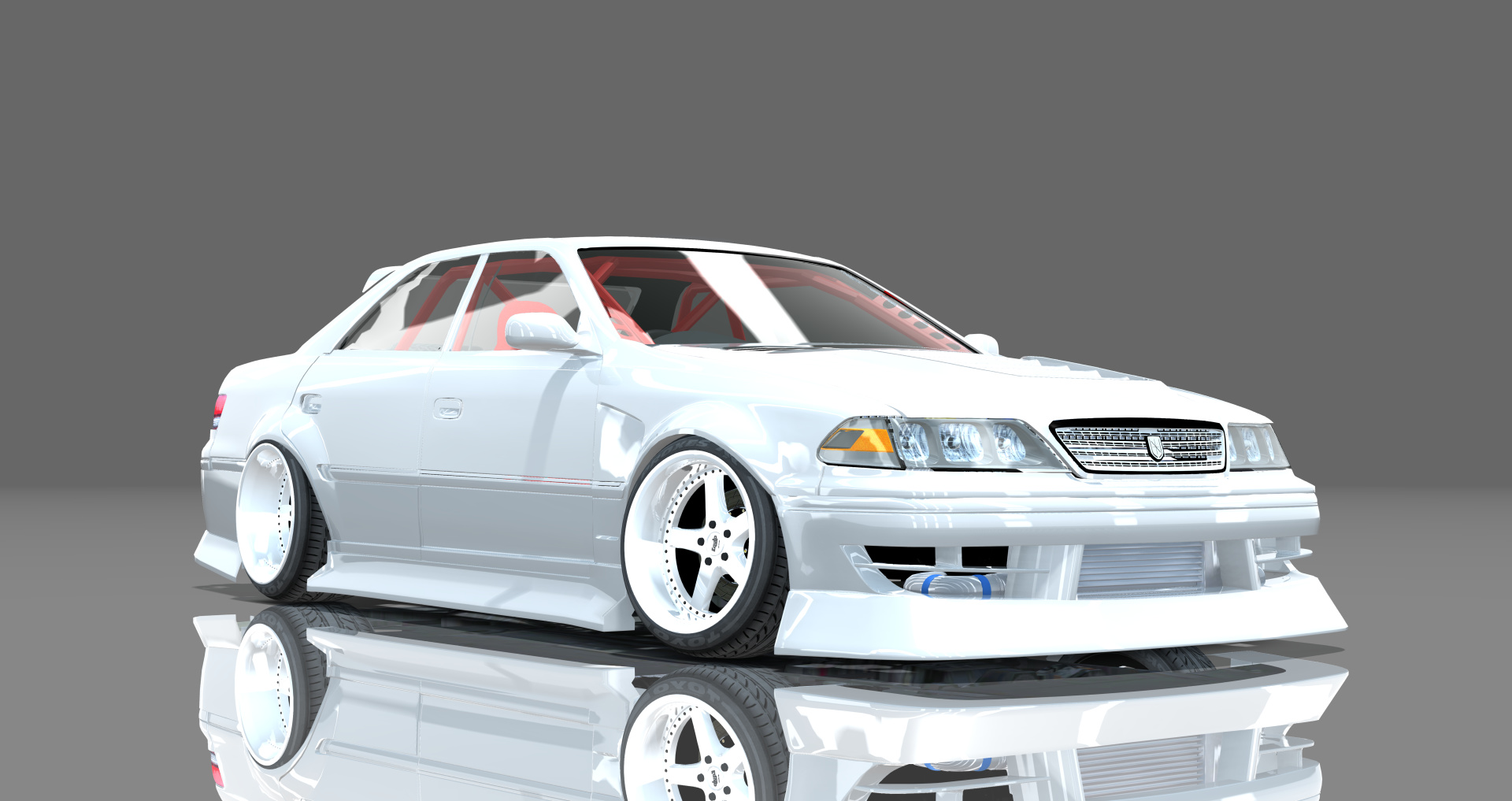 DTP Toyota JZX100 Mark2, skin silvermetallic