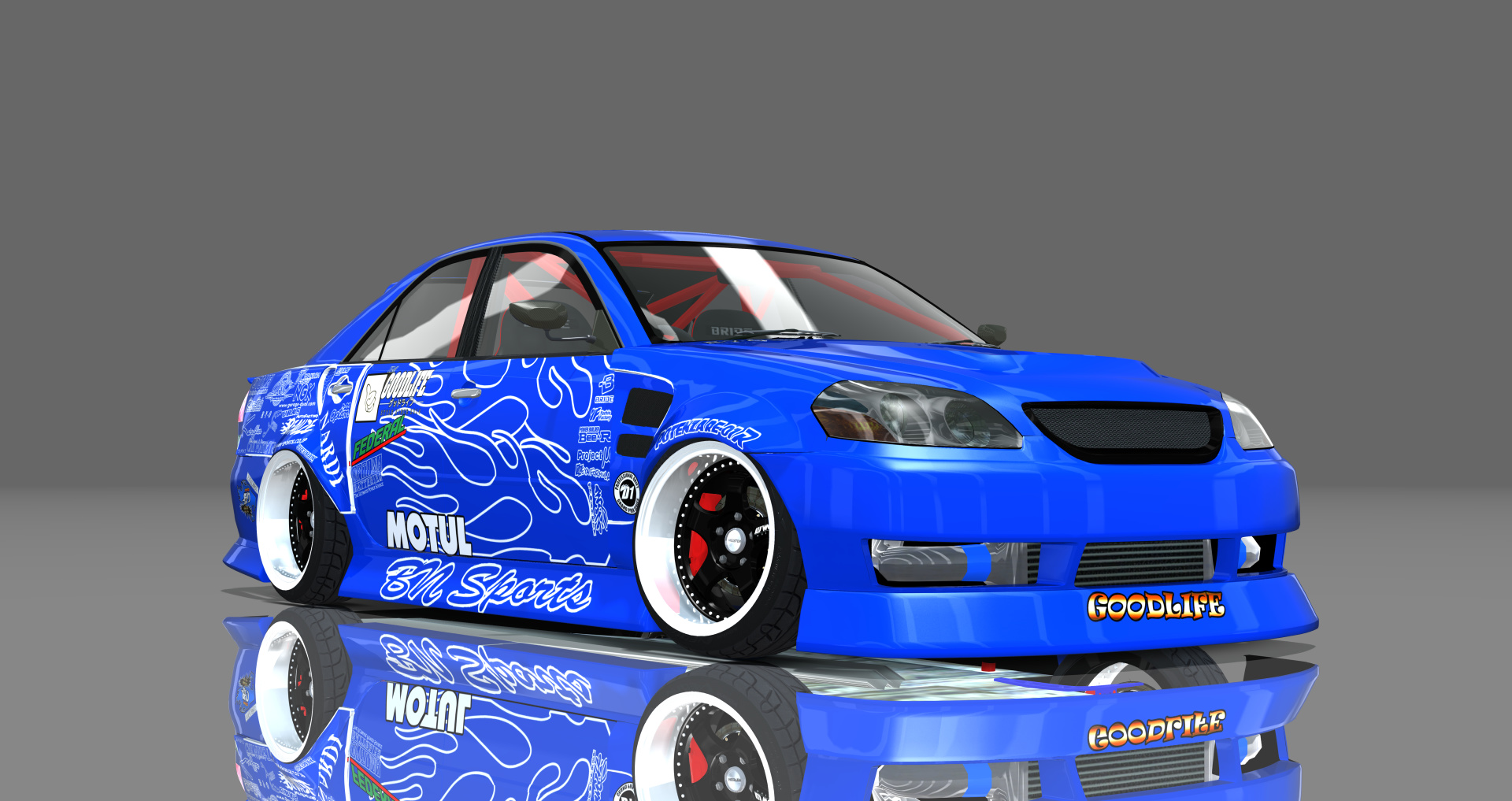 DTP Toyota JZX110 Mark2, skin outlines