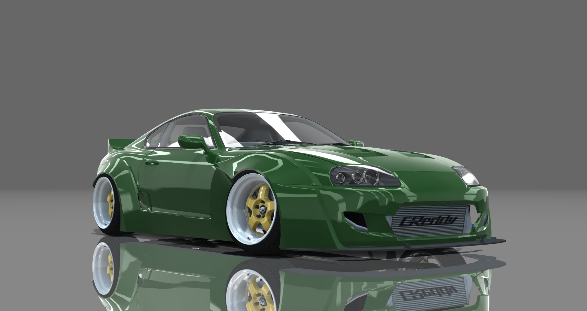 DTP Toyota Supra 2JZ, skin green