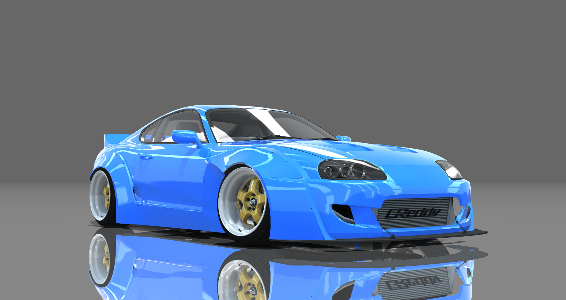 DTP Toyota Supra 2JZ, skin wrbluepearl