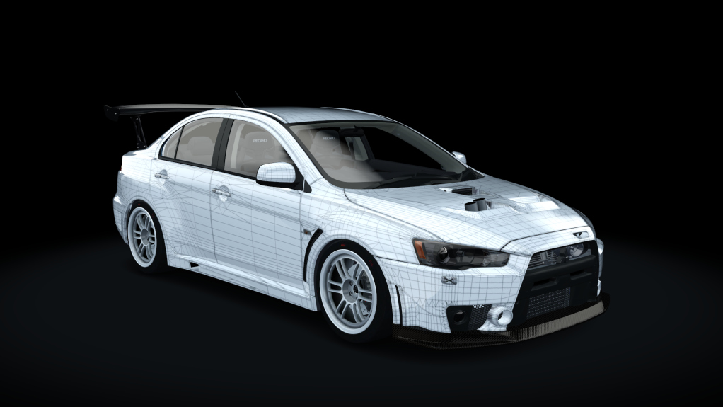Evo X BBH Edition, skin Template