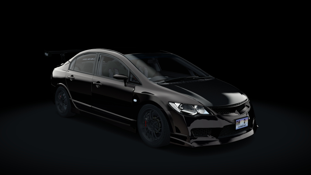 Honda Civic Type-R (FD2) Feel's Full System, skin 01_black