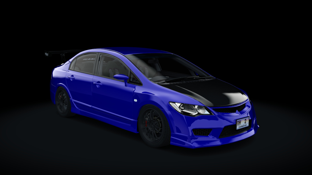 Honda Civic Type-R (FD2) Feel's Full System, skin 03_blue