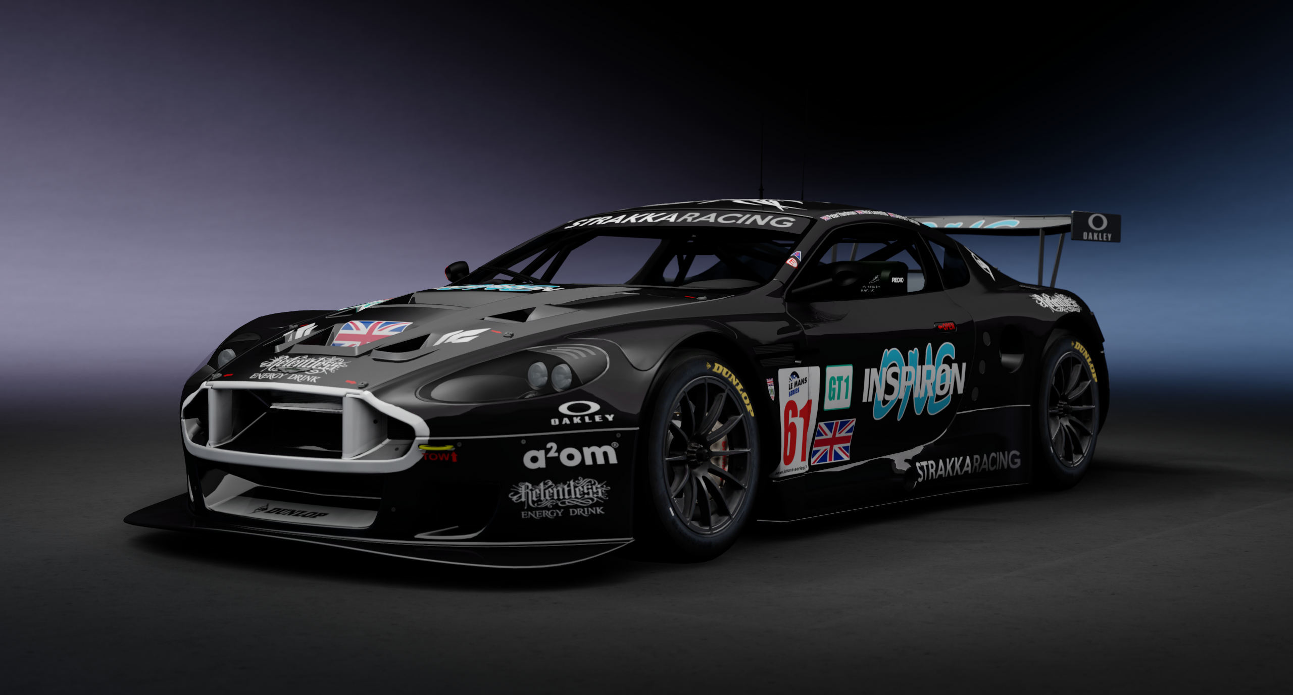 Aston Martin DBR9, skin 61_Strakka_Racing_2008