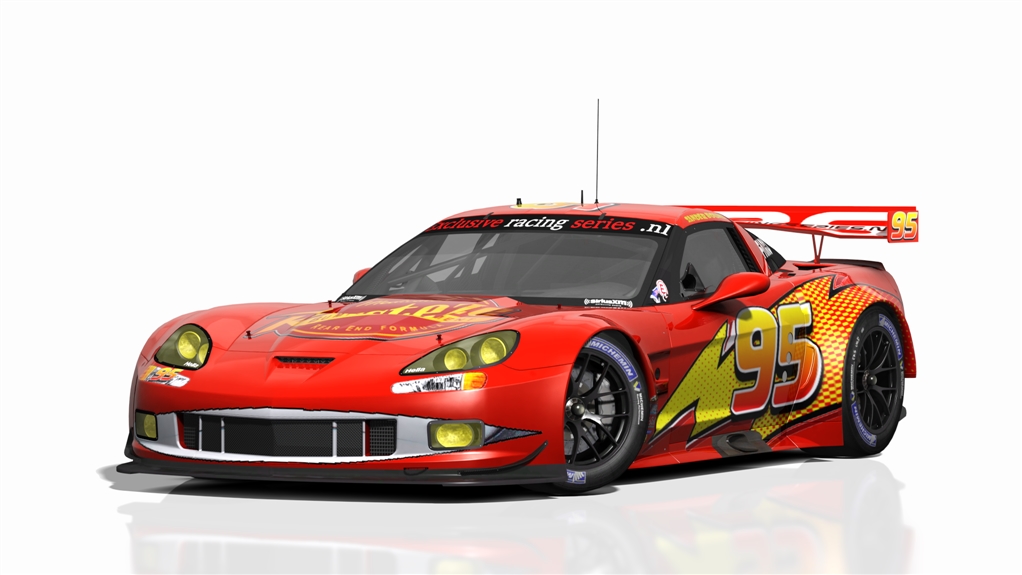 Chevrolet Corvette C6.R, skin Lightning_McQueen