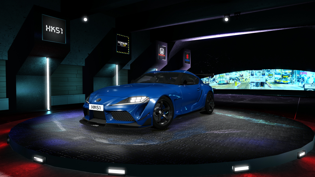 HK51 P1 Toyota GR Supra A90, skin HK51_Blue