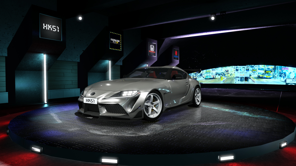 HK51 P1 Toyota GR Supra A90, skin HK51_Grey