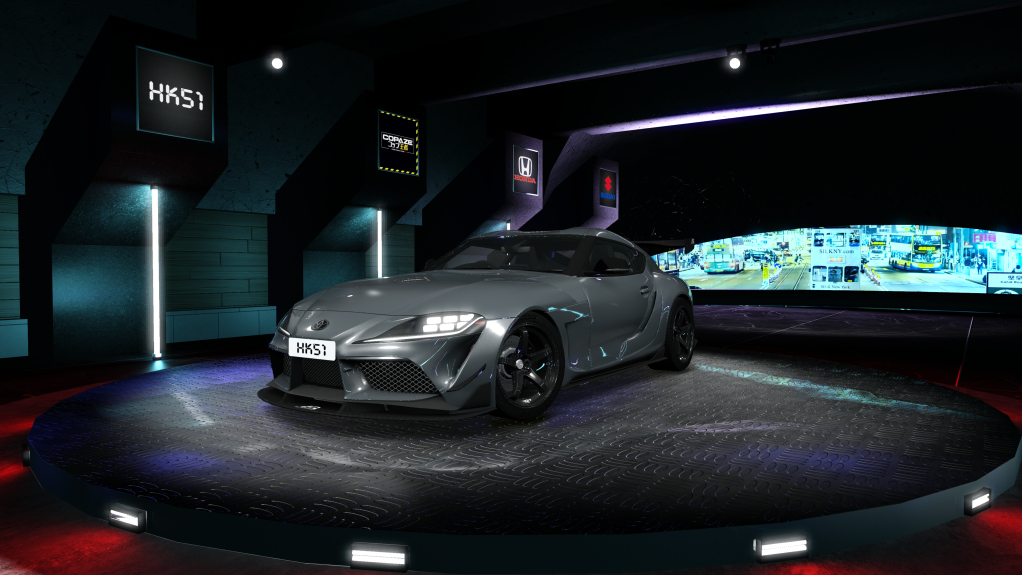 HK51 P1 Toyota GR Supra A90, skin HK51_Grey_2