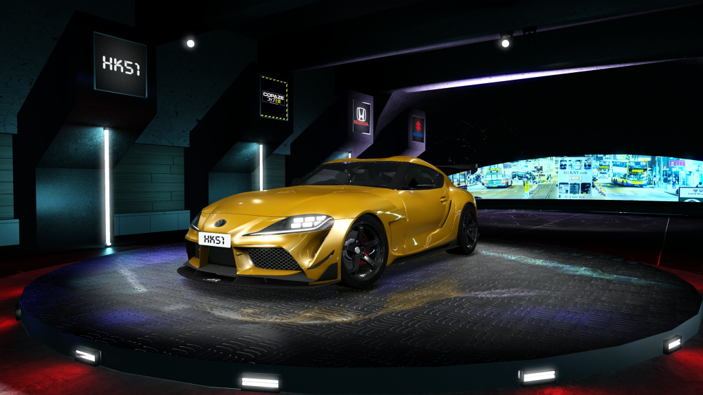 HK51 P1 Toyota GR Supra A90, skin HK51_Nitro_Yellow