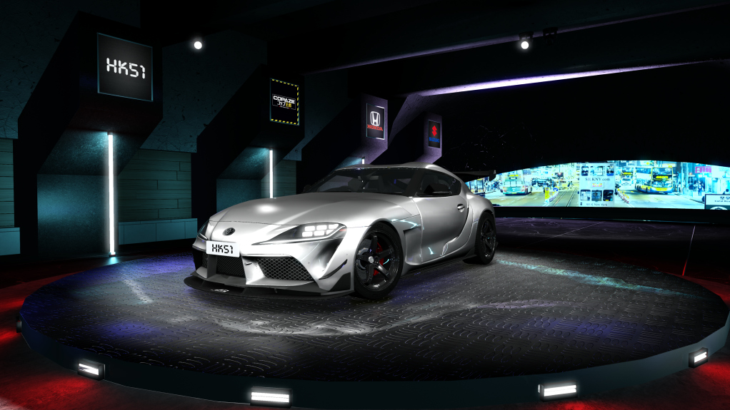 HK51 P1 Toyota GR Supra A90, skin HK51_Phantom_Matte