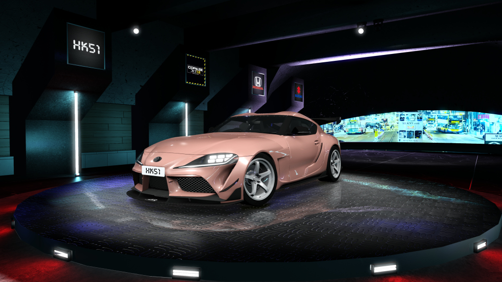 HK51 P1 Toyota GR Supra A90, skin HK51_Pink