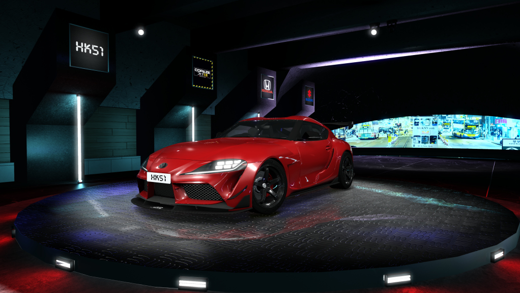 HK51 P1 Toyota GR Supra A90, skin HK51_Red