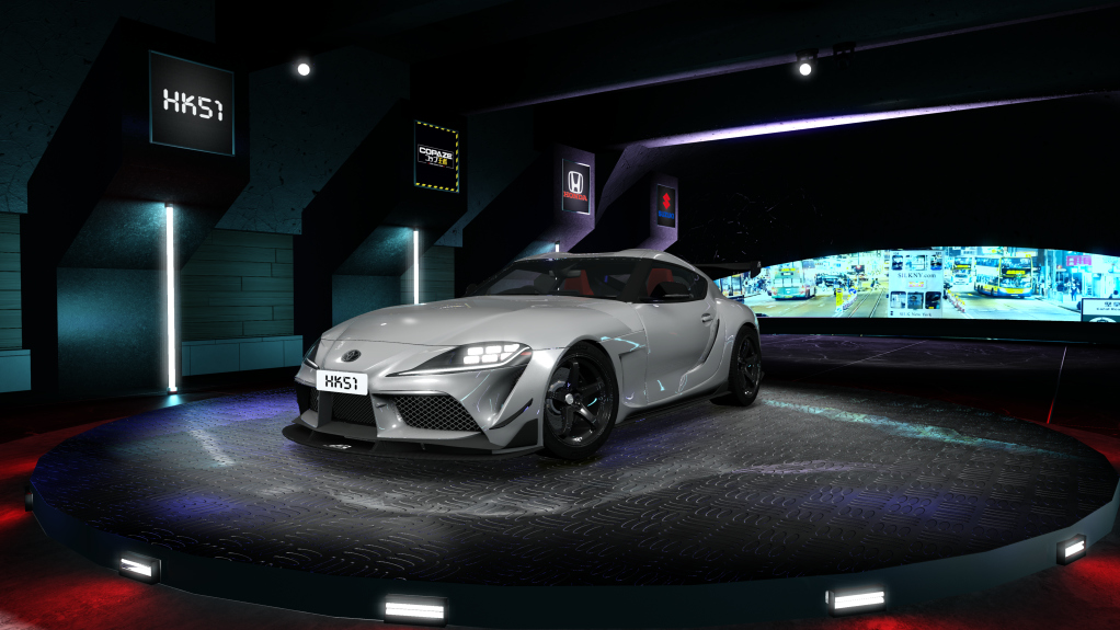 HK51 P1 Toyota GR Supra A90, skin HK51_Silver