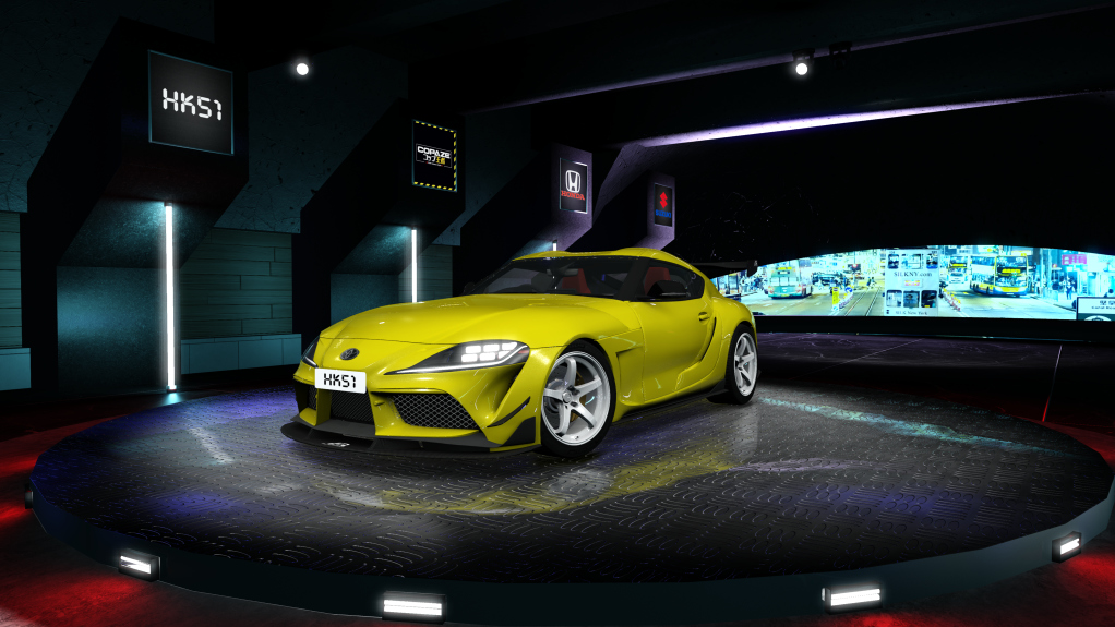 HK51 P1 Toyota GR Supra A90, skin HK51_Yellow