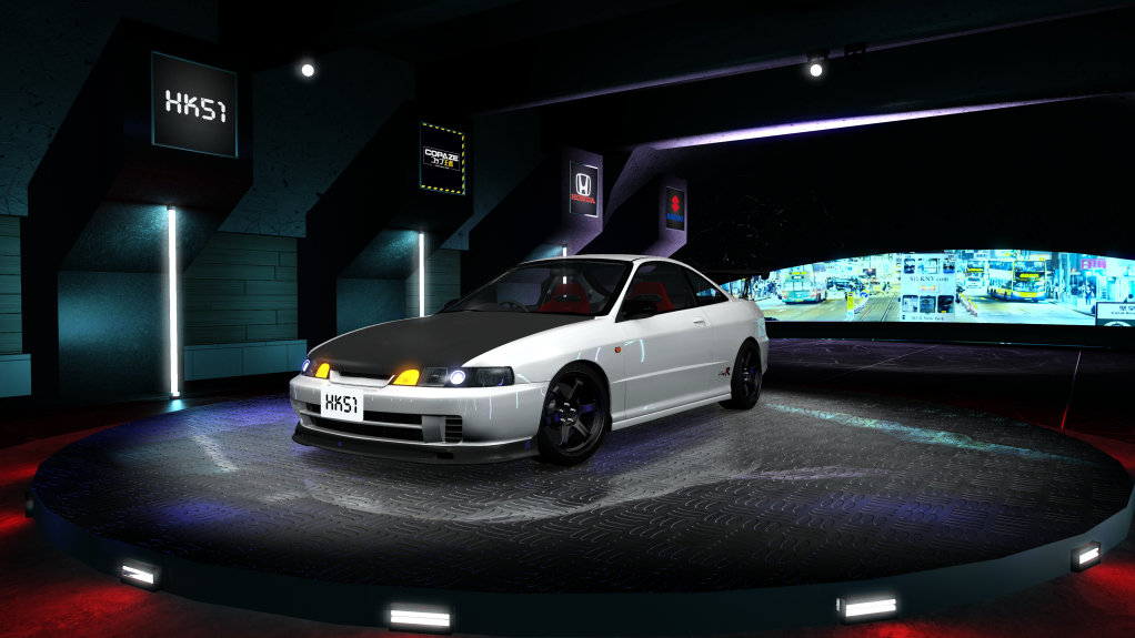 HK51 P1 Honda Integra DC2R, skin 01_Championship_White