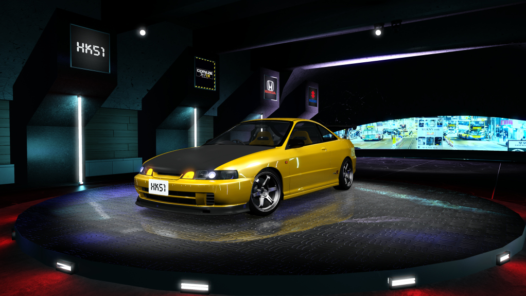 HK51 P1 Honda Integra DC2R, skin 02_Sunlight_Yellow